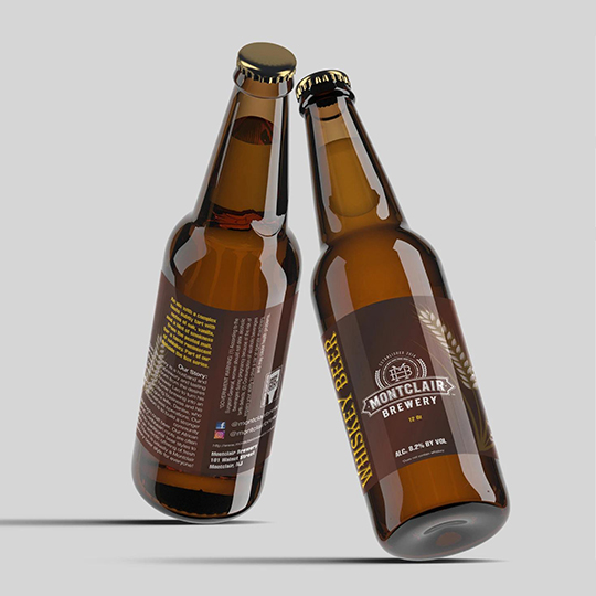 ビール瓶ステッカー