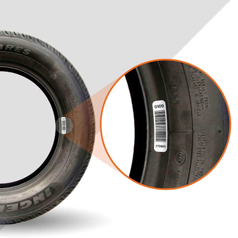 タイヤ加硫ラベル