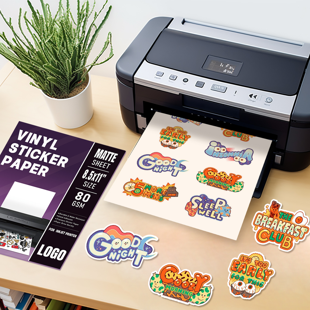 インクジェットプリンター用のビニールステッカーシート