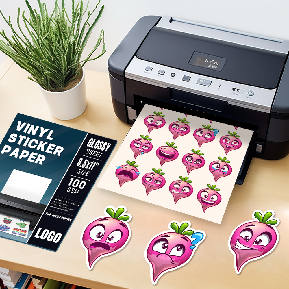 インクジェットプリンター用のビニールステッカーシート