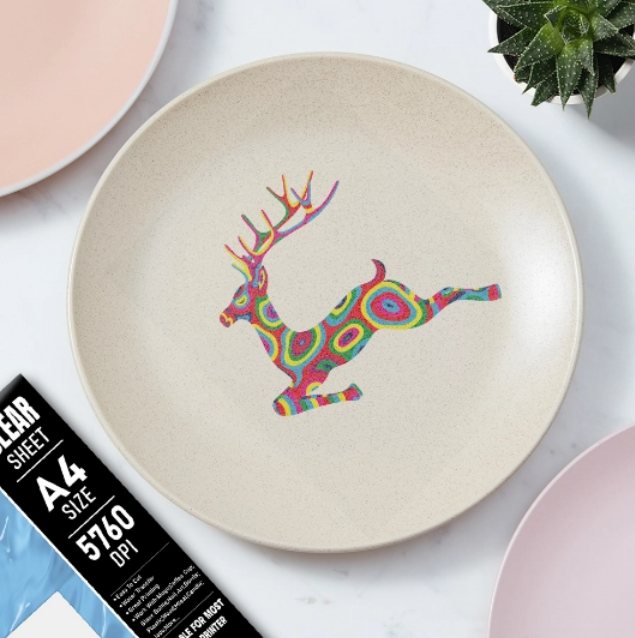 空白の印刷可能なステッカーシート