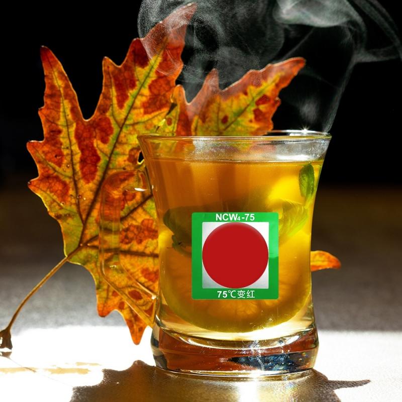 温度を示すステッカー