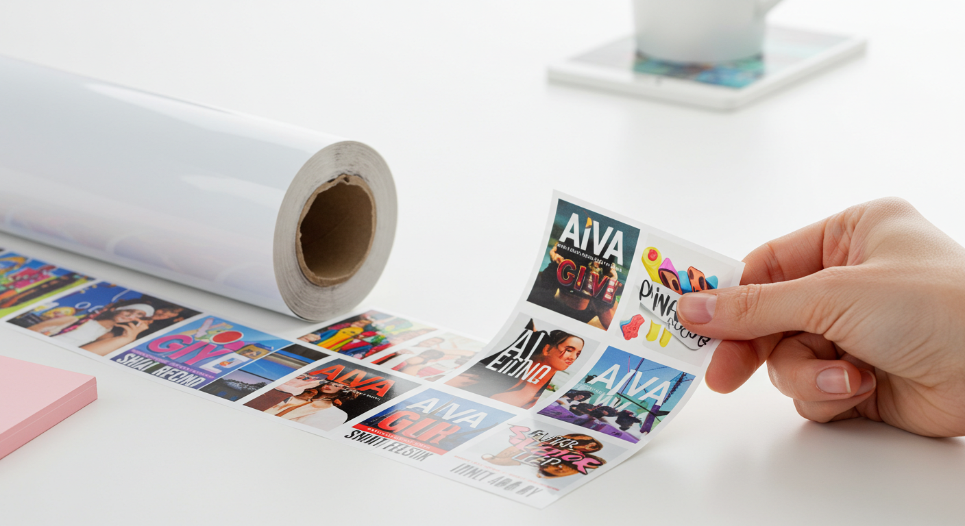 AIVA印刷用ビニールステッカー用紙