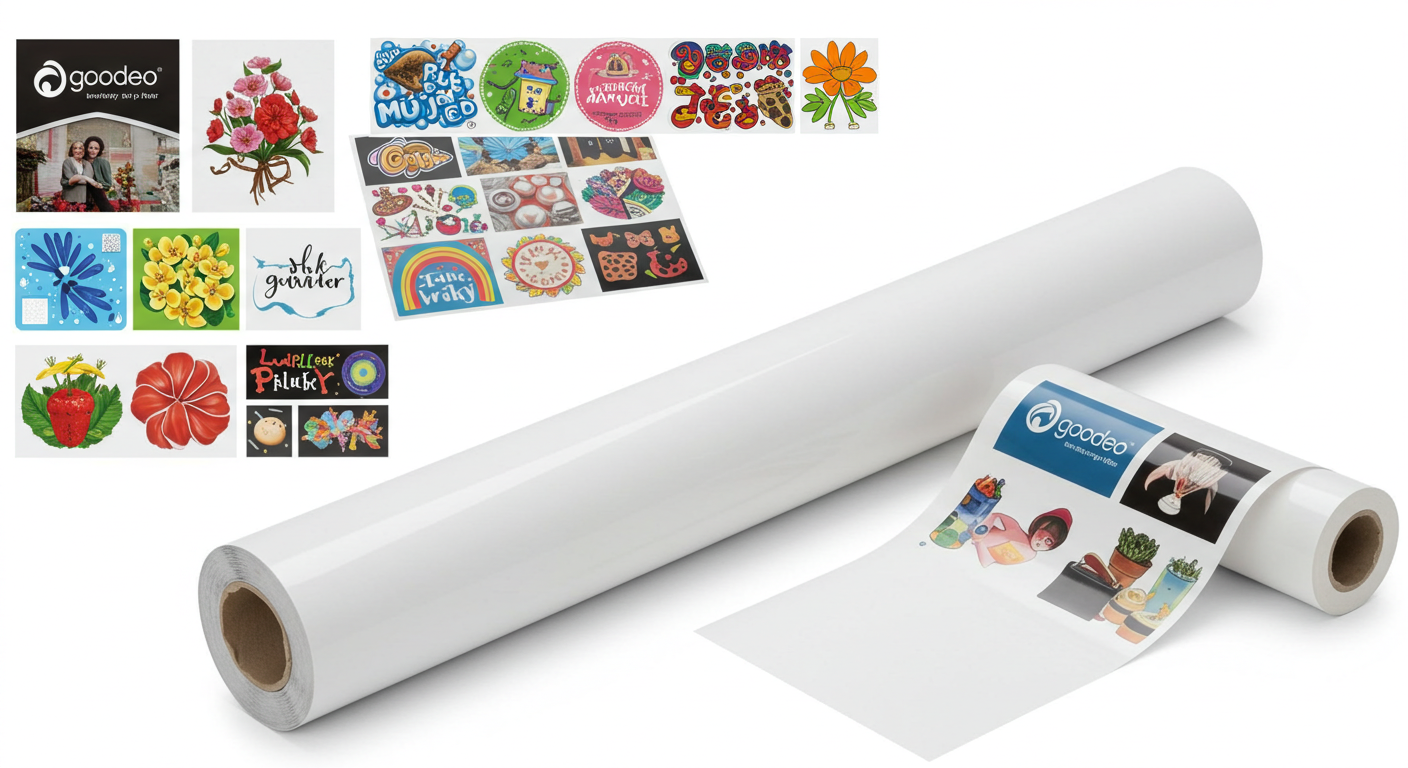 アゴデオ インクジェットビニールステッカー用紙