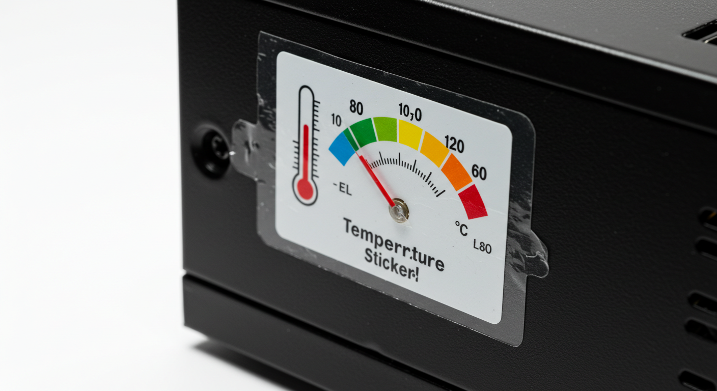 電子機器温度ステッカーラベル