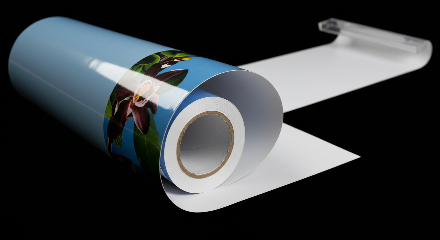 光沢インクジェットビニールステッカー紙