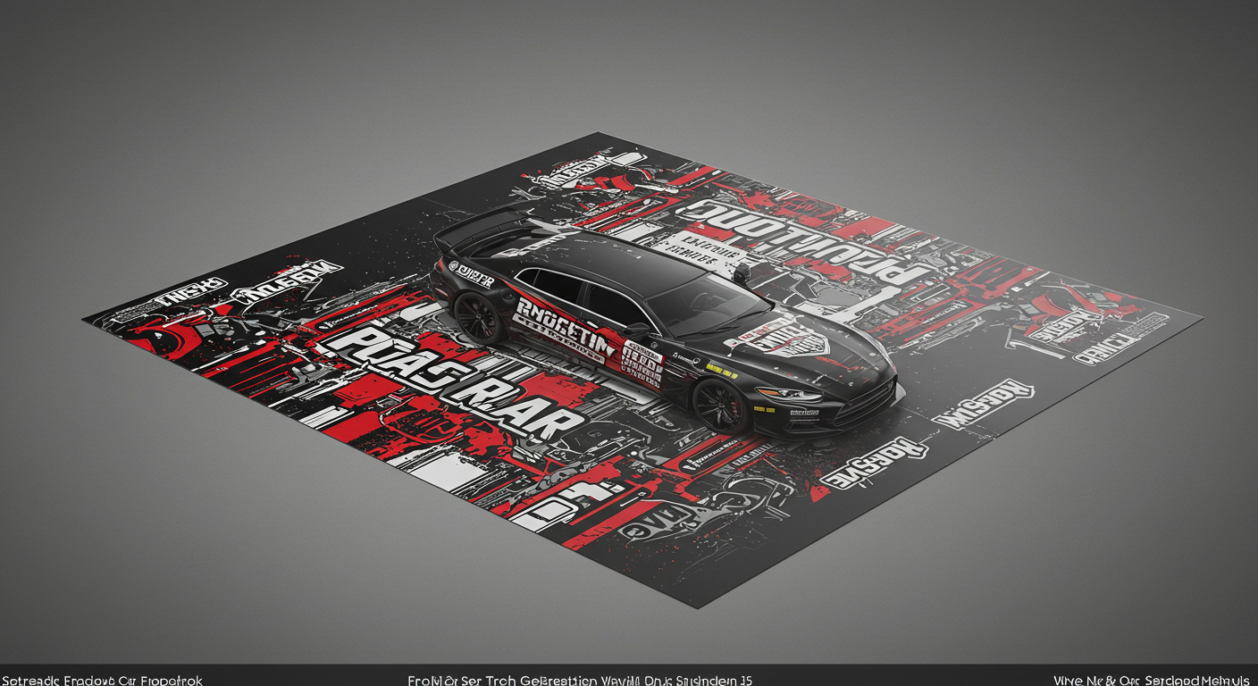 車用デカール用の印刷用ビニール