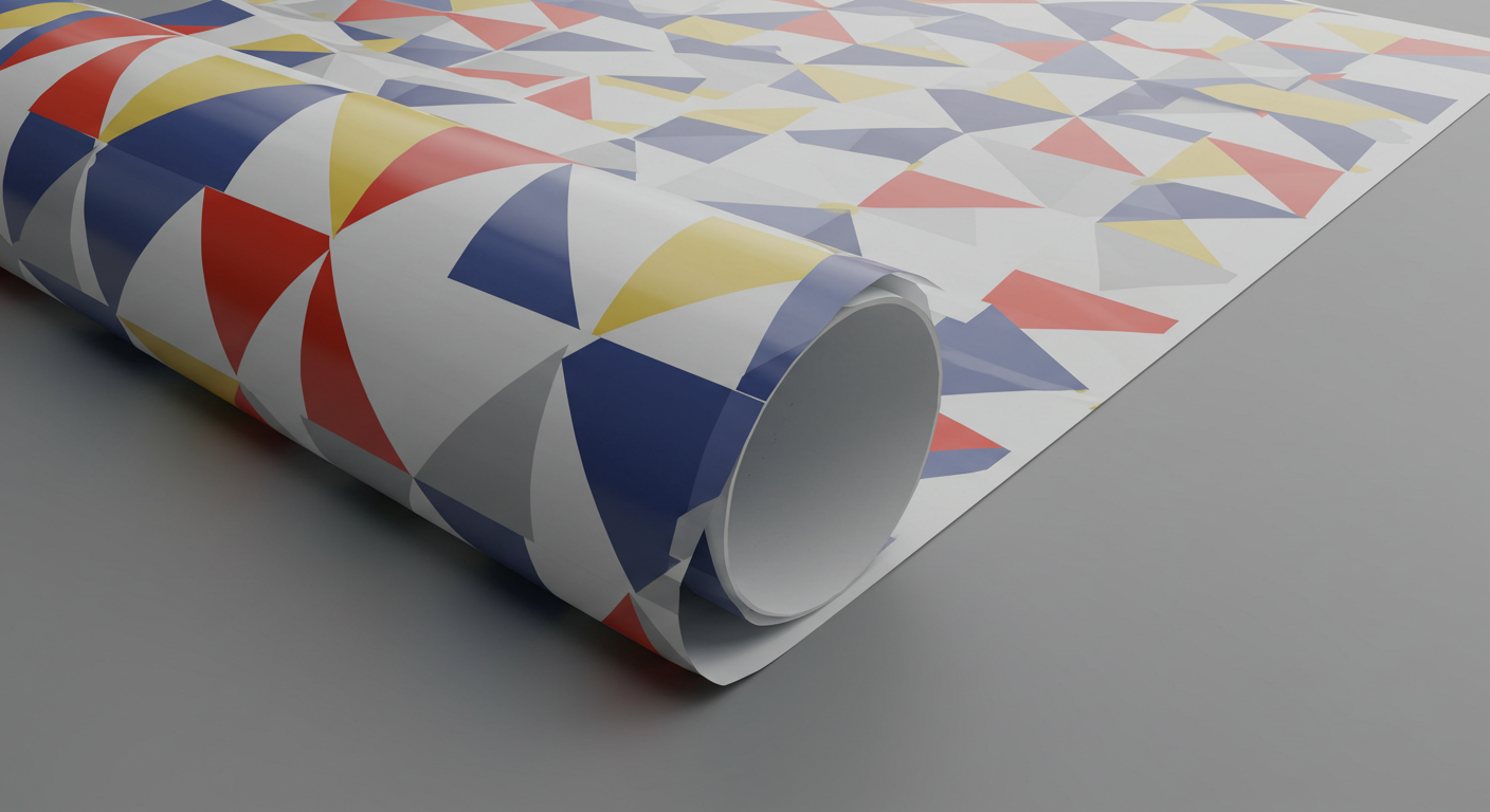 自己接着式プリントビニール