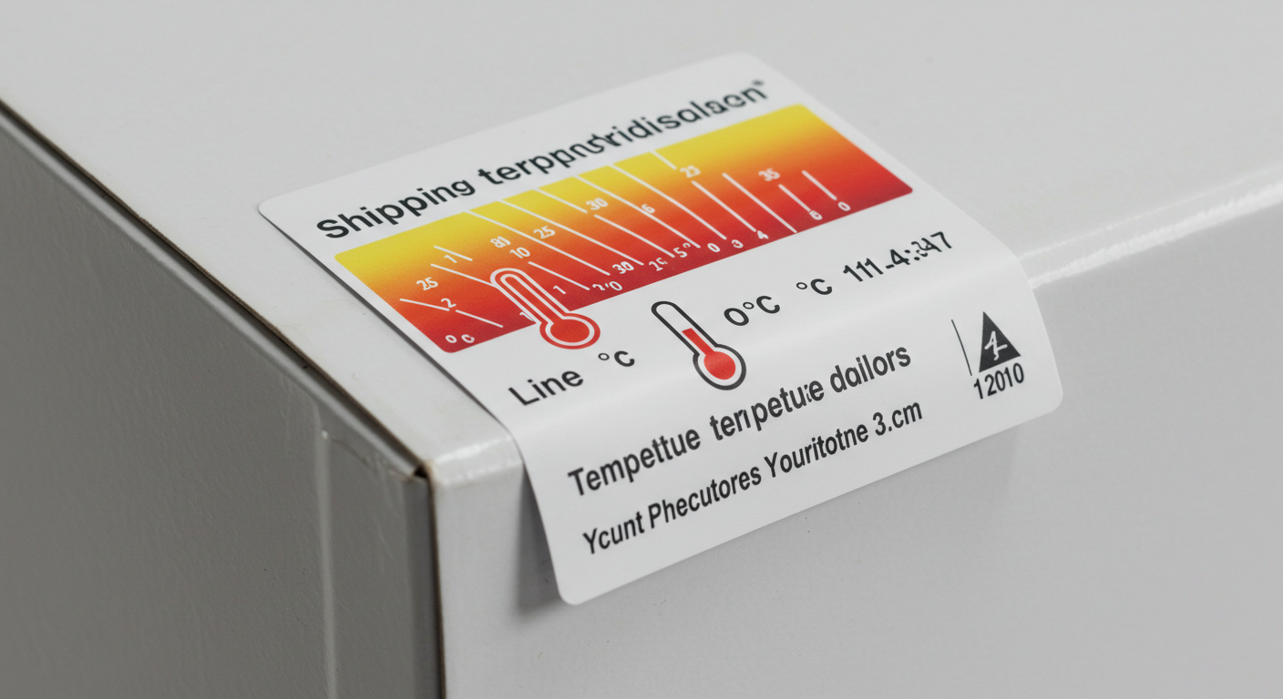 出荷温度表示ラベル