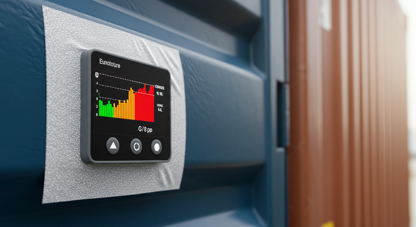 輸送用の温度モニタリングステッカー