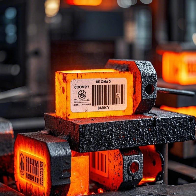 オーブン用の防水・耐熱ラベル