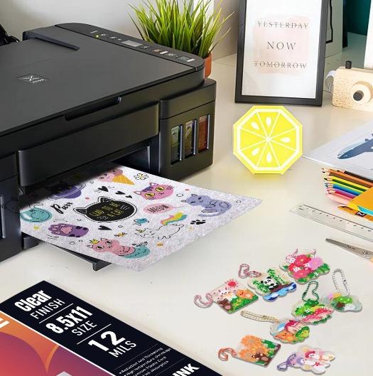 シュリンクプラスチックプリント可能