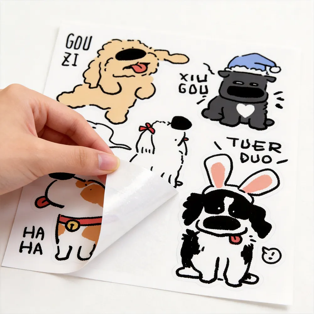 大きなシール紙