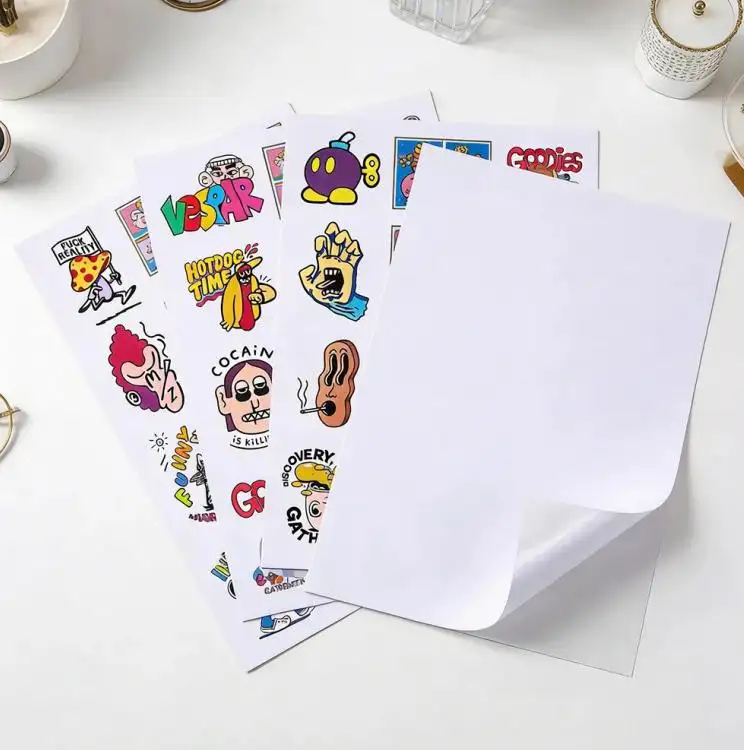 光沢プリント用ビニールステッカーペーパー