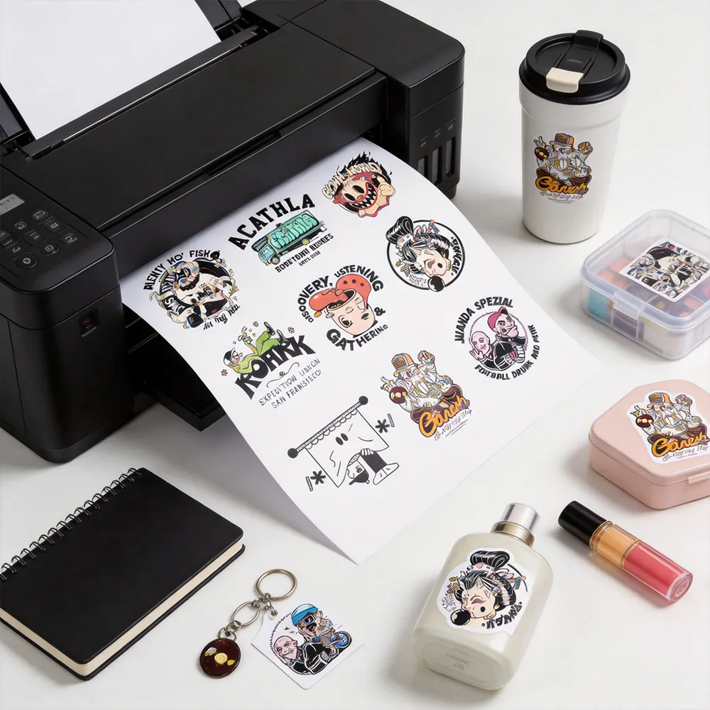 滑らかなビニールステッカーシート