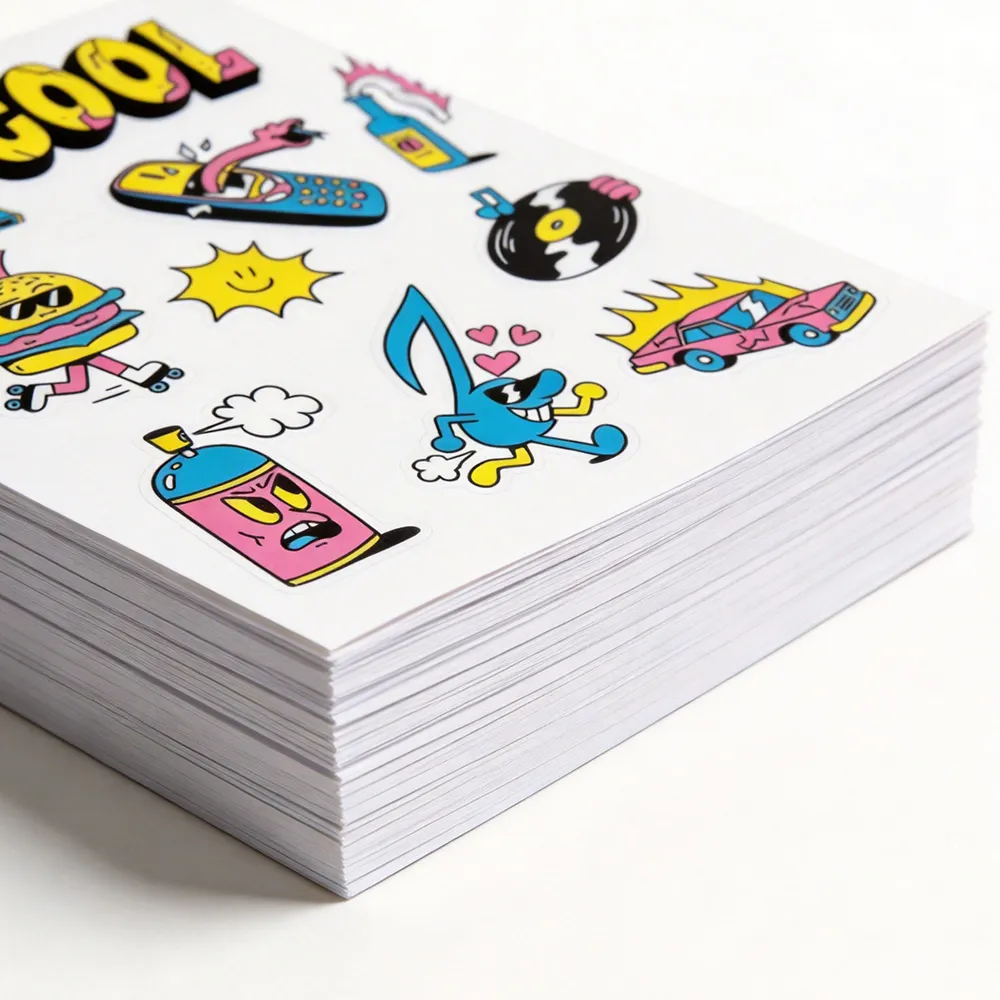 大量印刷可能なビニールステッカー紙