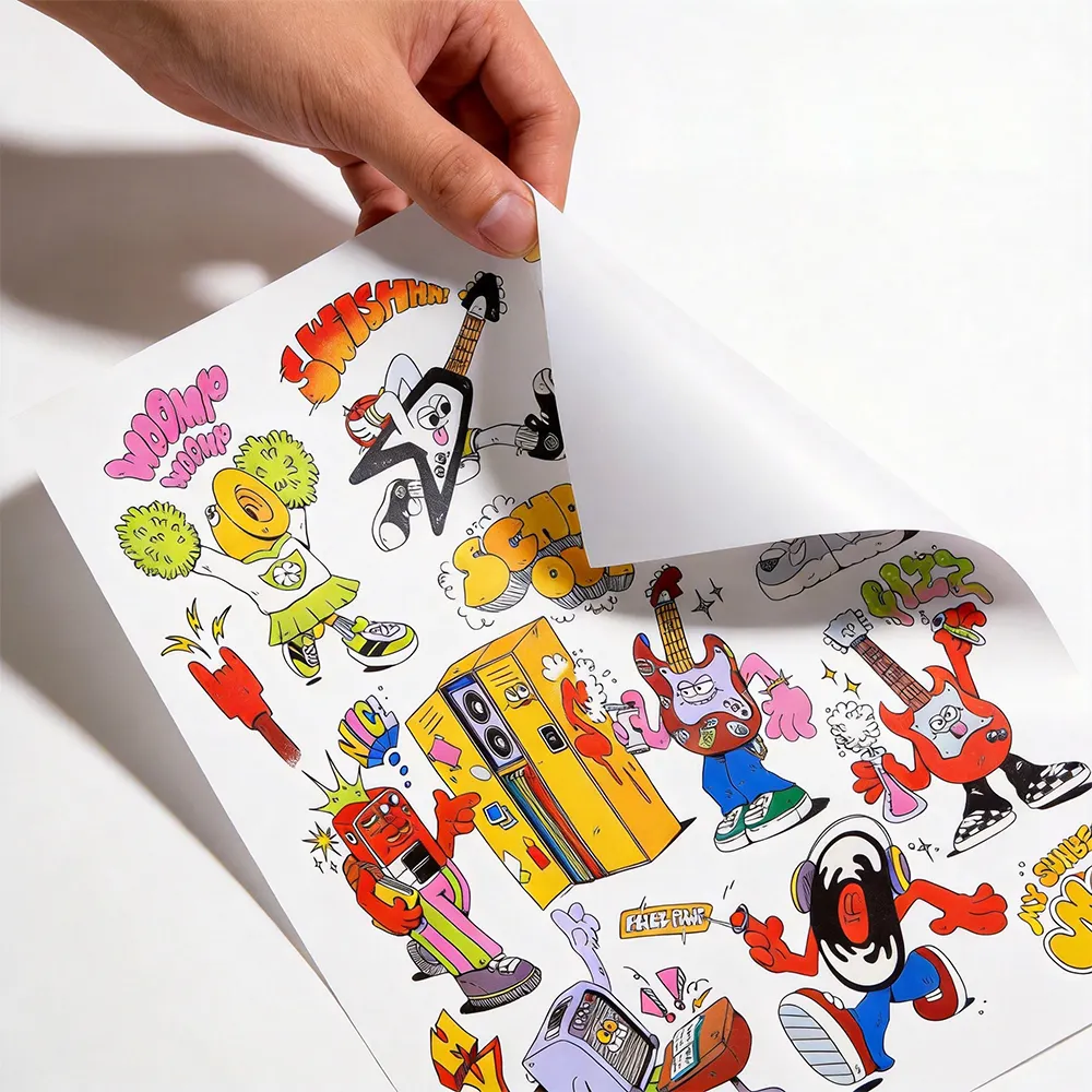 印刷可能なステッカー用紙