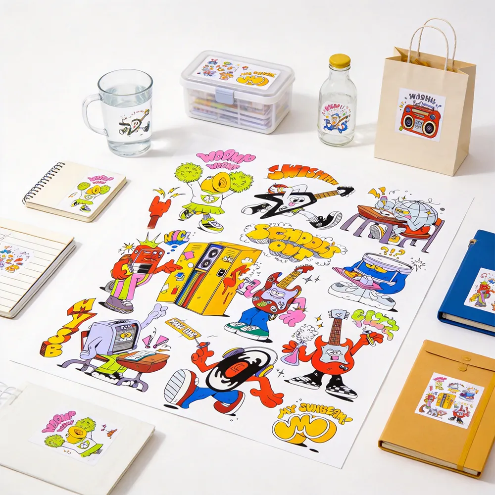 安価なビニールラベル