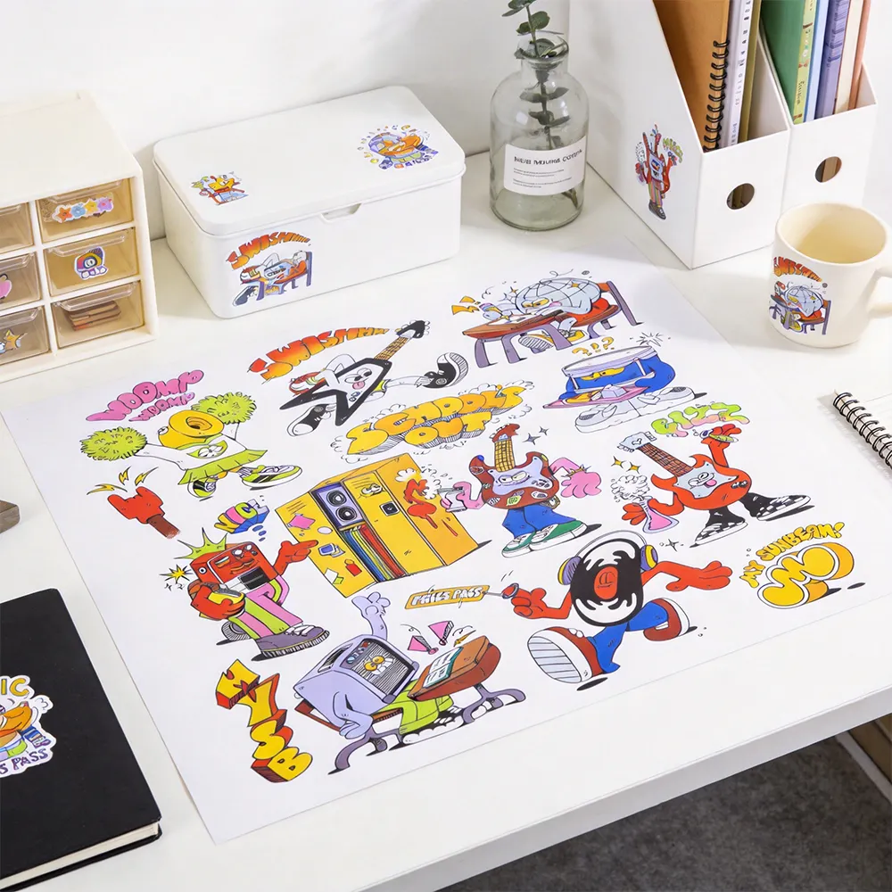 プロの大型ステッカー