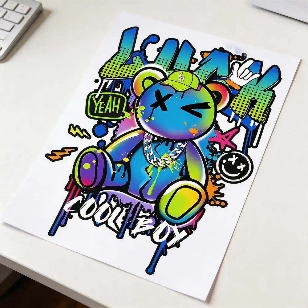 耐久性のあるマットステッカー