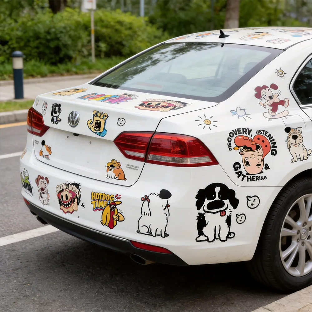 車用ビニールステッカー用紙