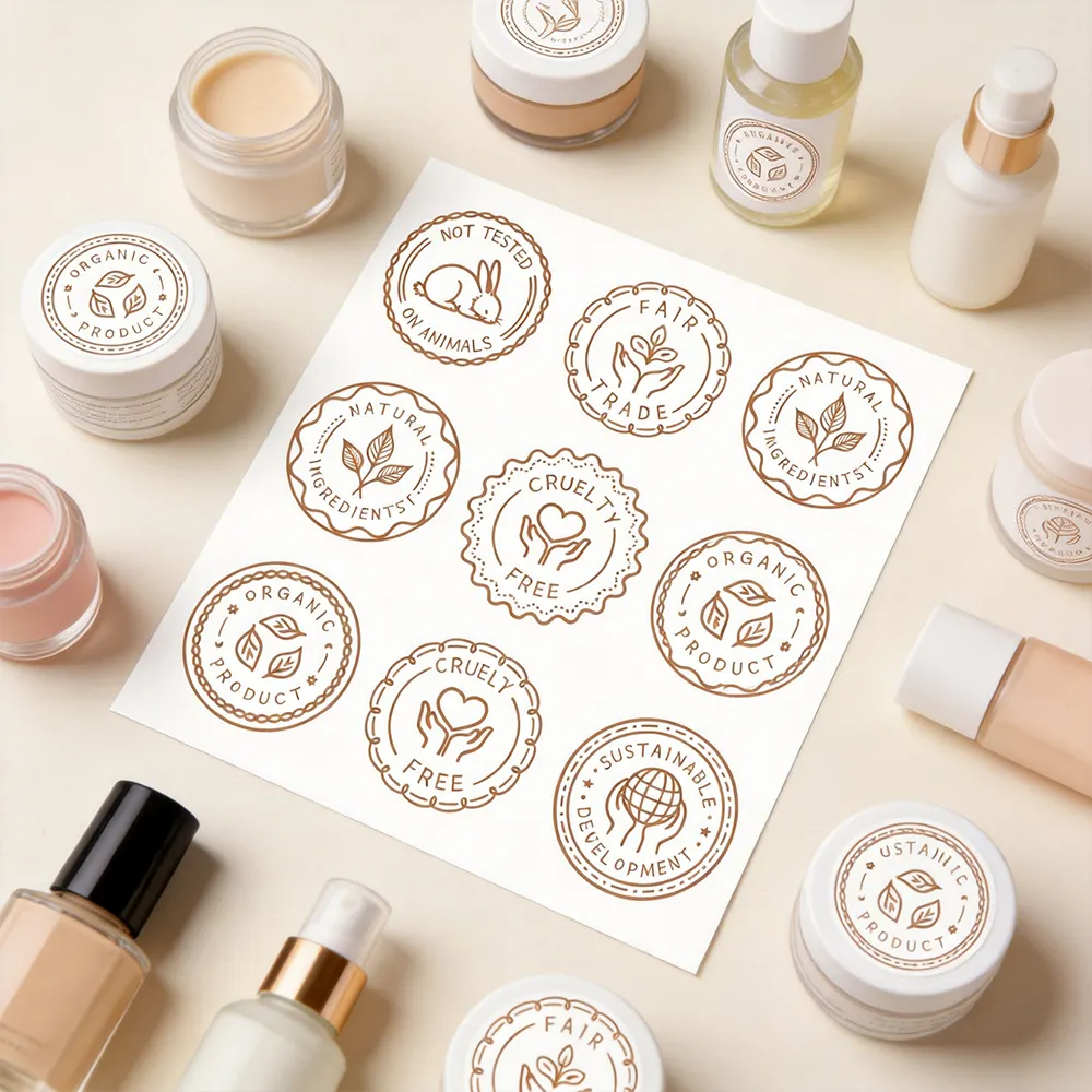 レーザープリント可能な化粧品ラベル