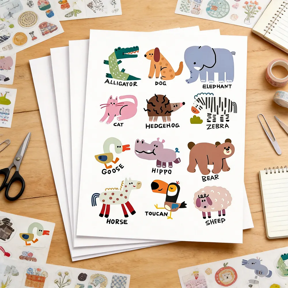 DIYステッカー用紙