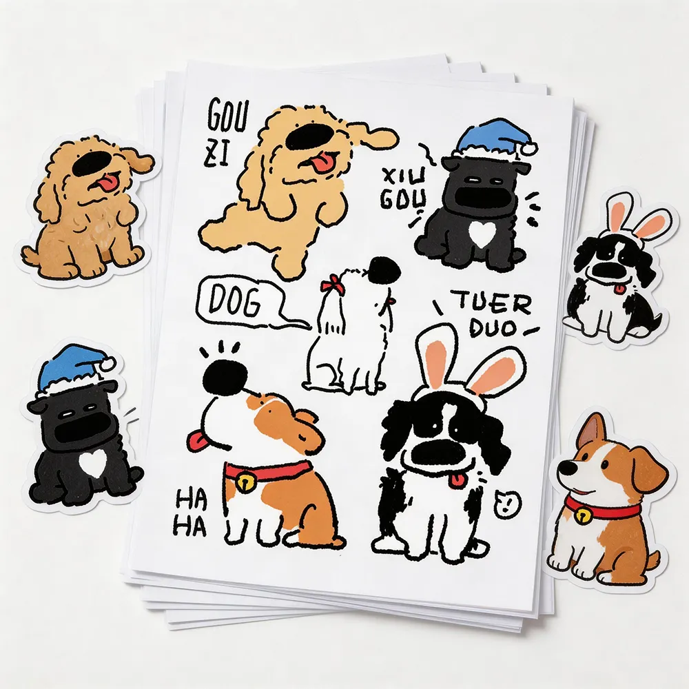 カスタムビニールステッカー用紙