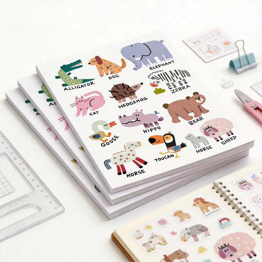 クラフトビニールステッカーシート