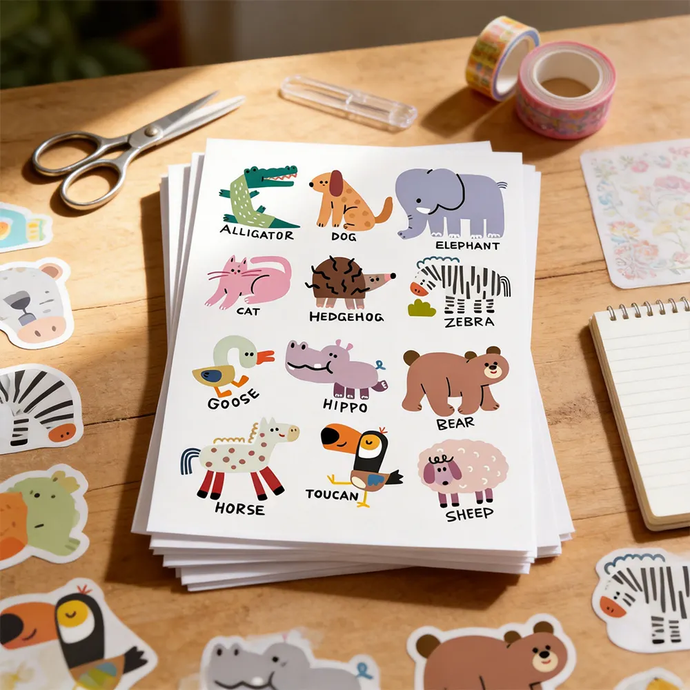 カスタムステッカー用紙