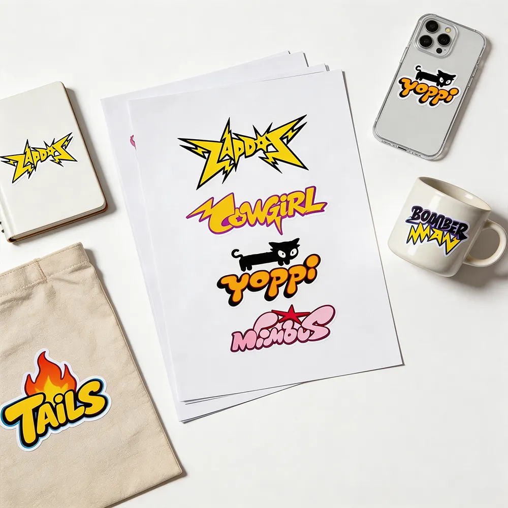 手作りのステッカー紙