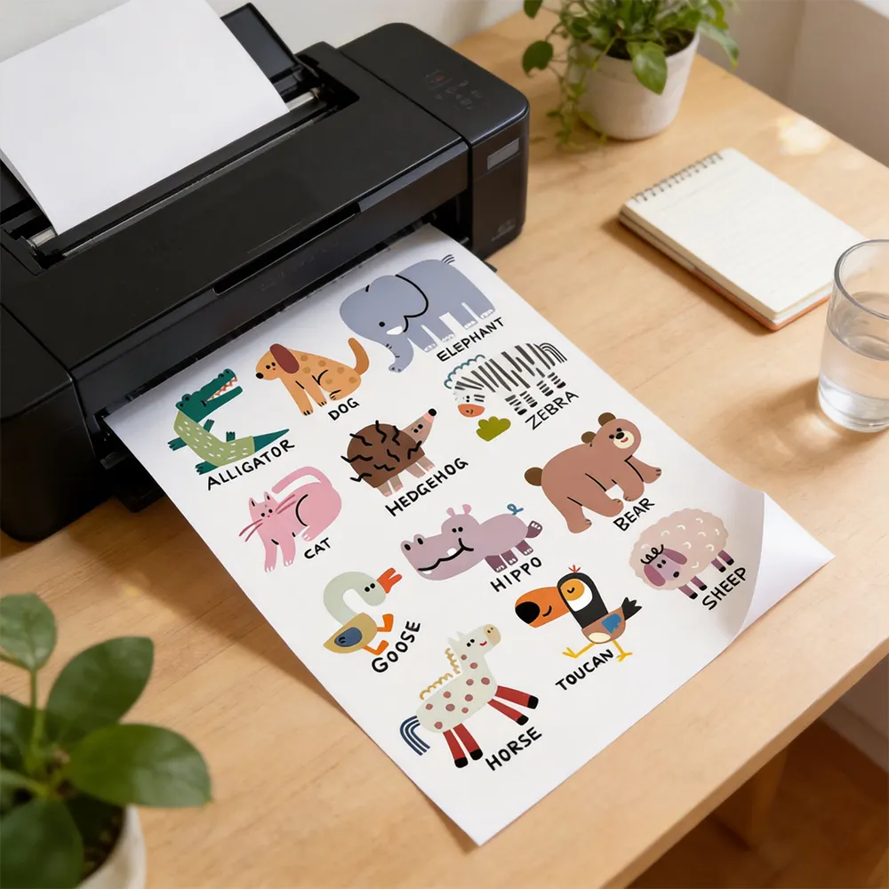 インクジェットノートパソコン用ステッカー用紙