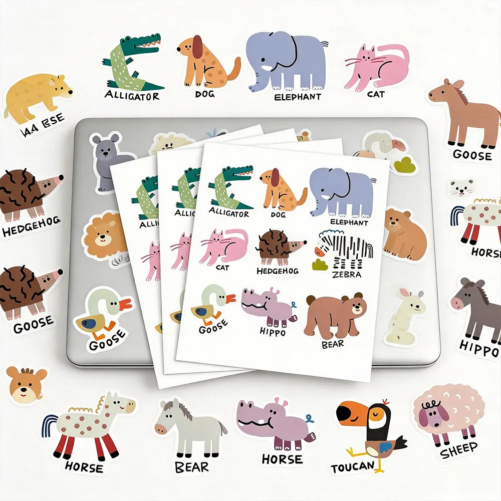 印刷可能なノートパソコンデカールシート