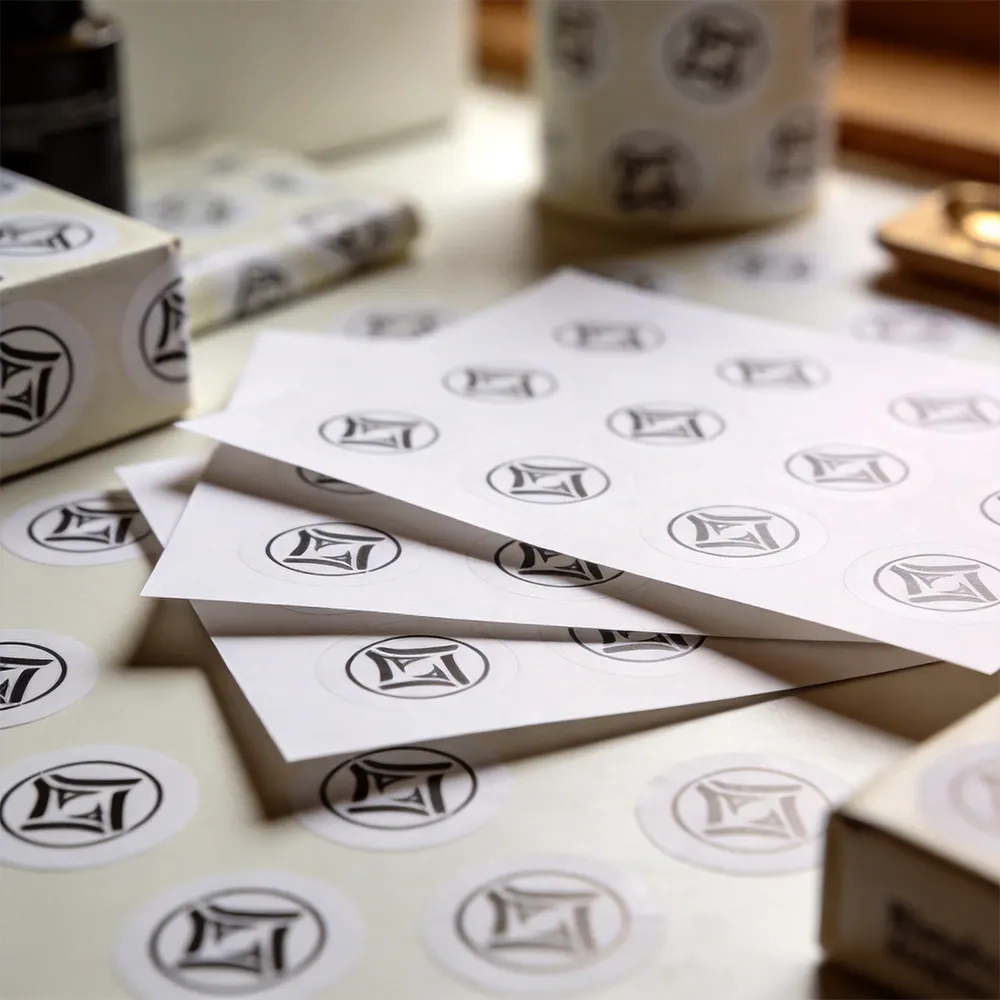 印刷可能なロゴステッカーシート