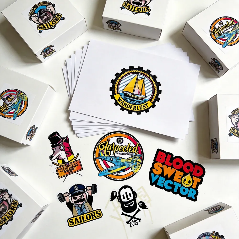 パッケージ用ステッカー ビニール紙