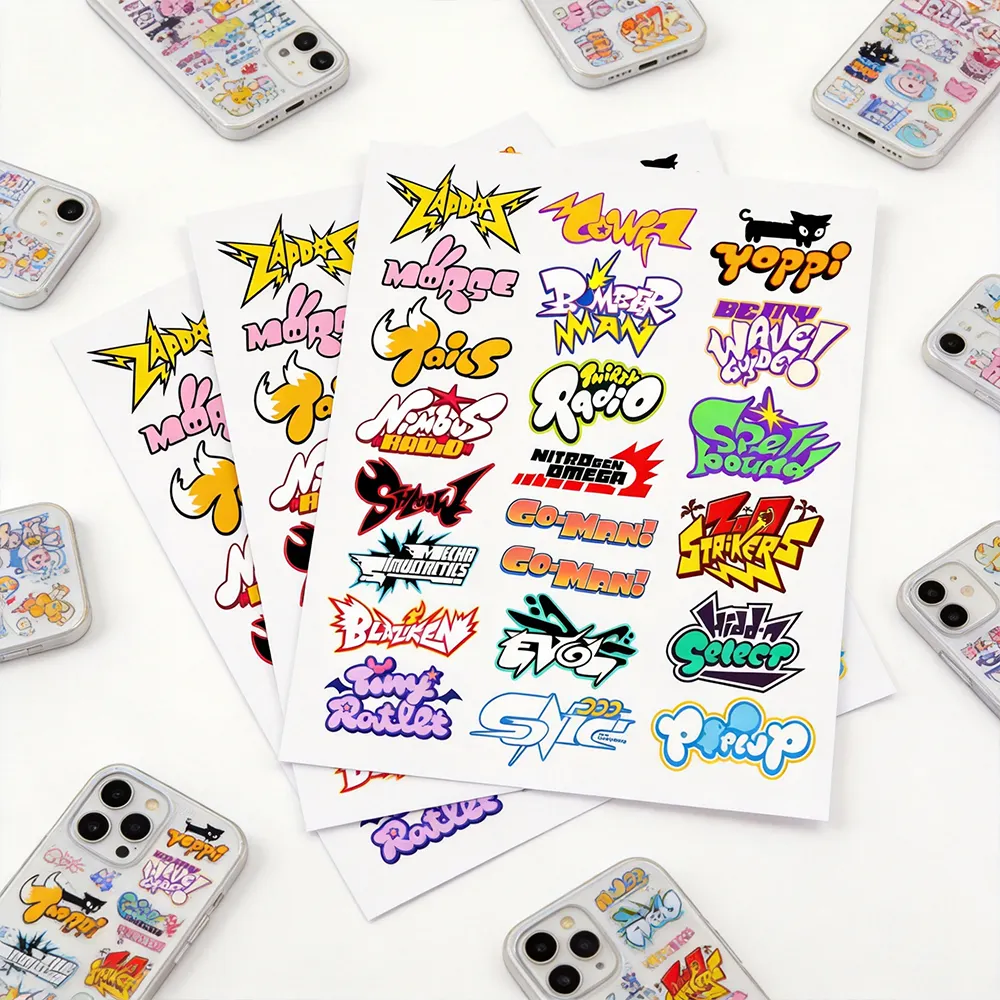 スマホケースのビニールステッカー紙