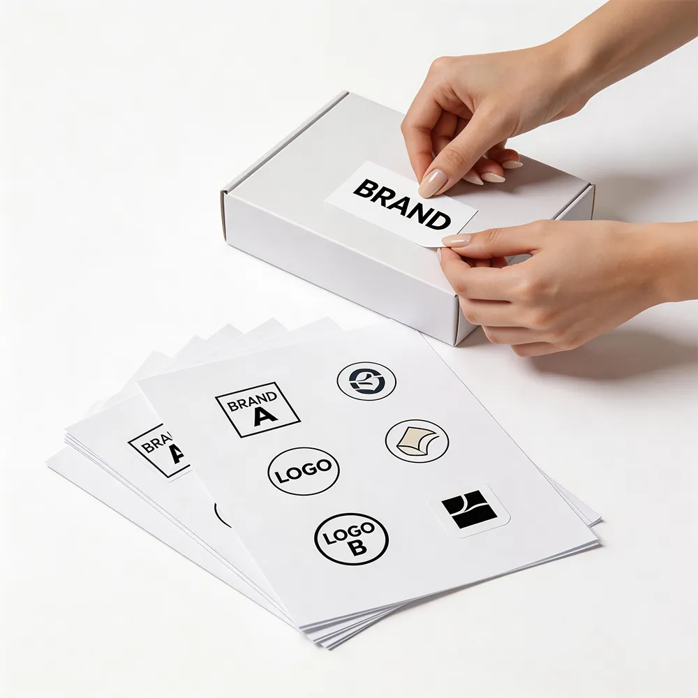 製品ブランディングステッカー用紙