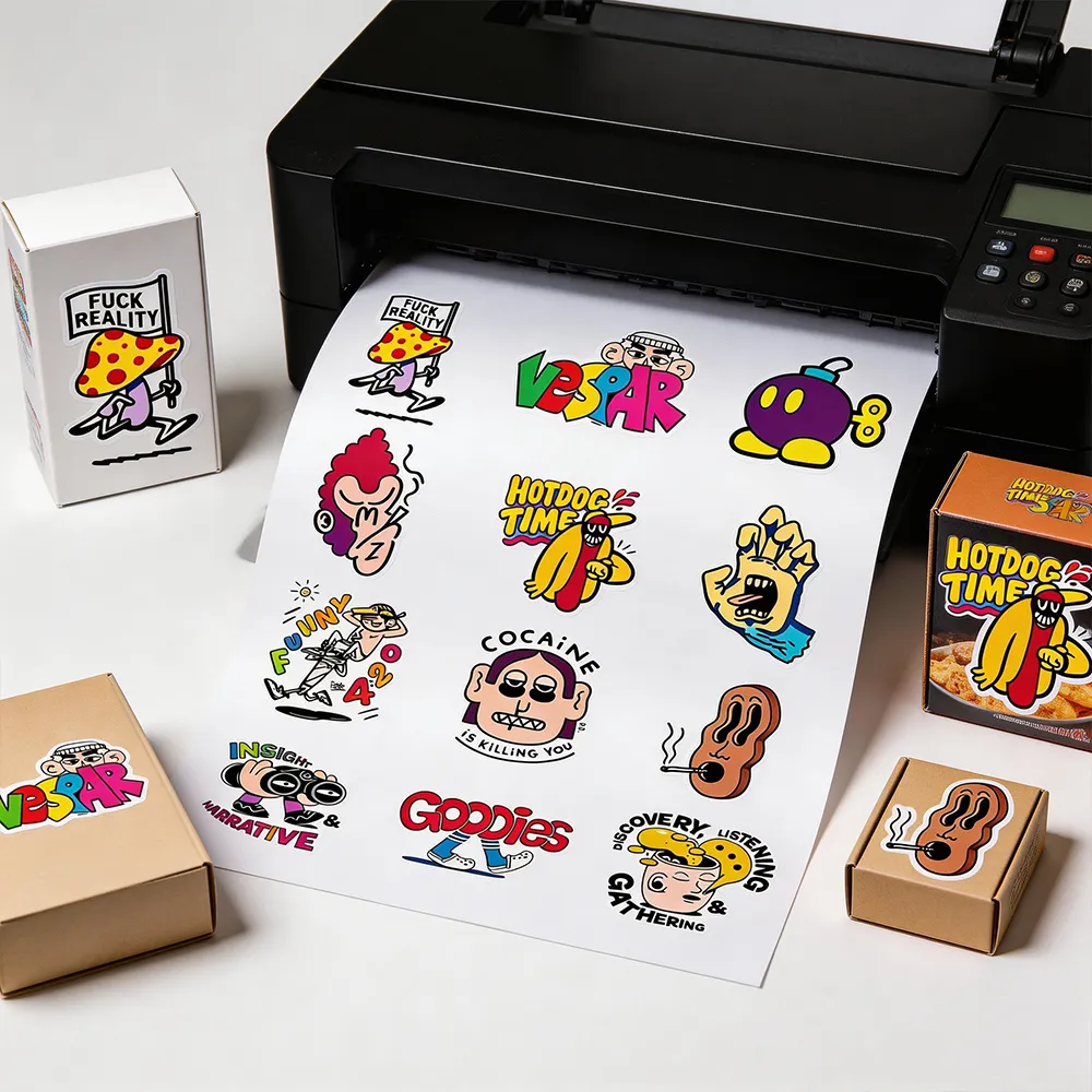 製品パッケージラベルシート