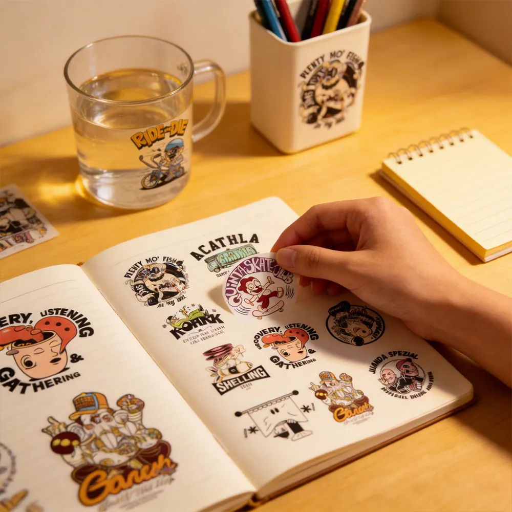 印刷可能なスクラップブックステッカーシート