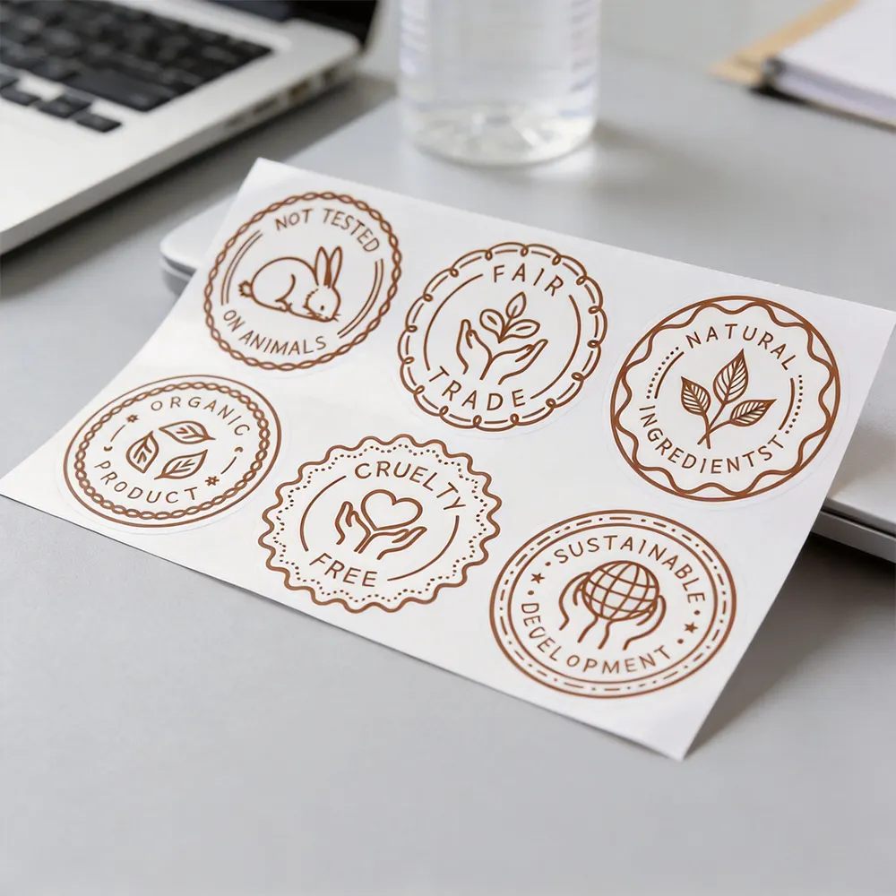 レーザー印刷可能なステッカーシート