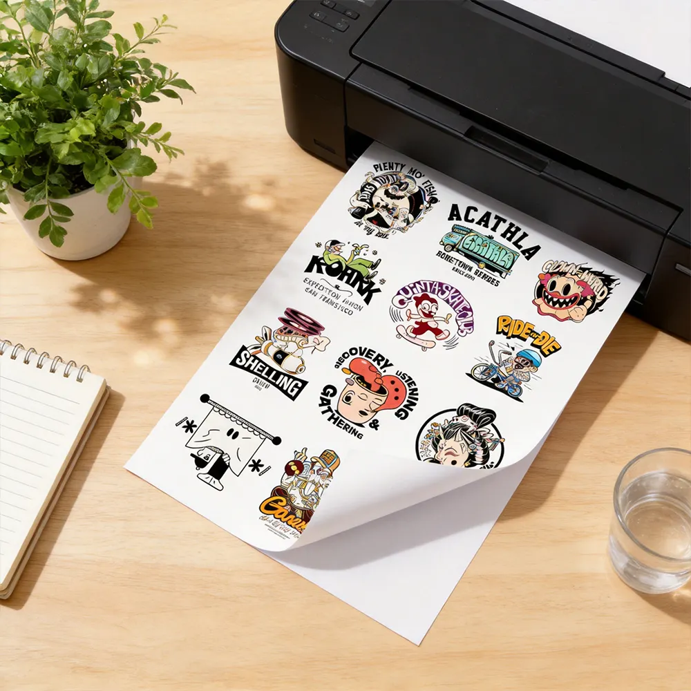 印刷可能なタンブラーデカールシート