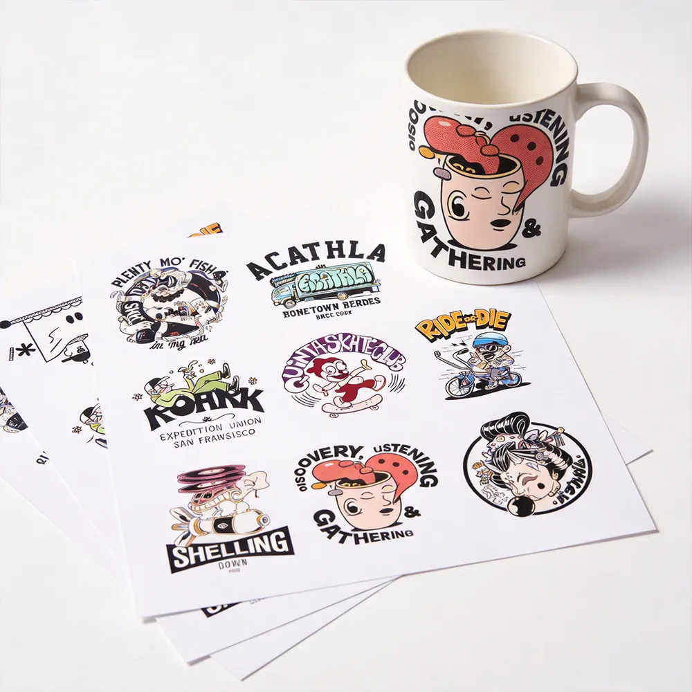 タンブラーステッカービニール紙