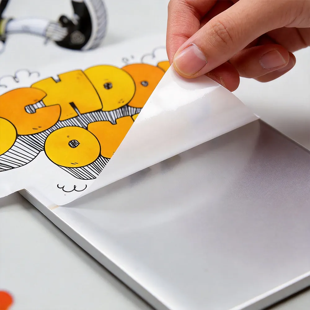 一時的な接着ビニール