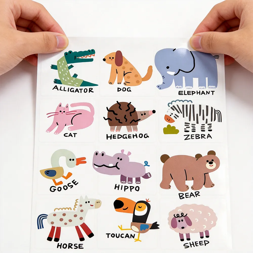 耐久性のあるステッカービニール