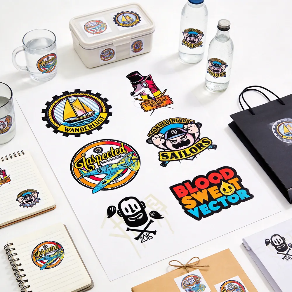 連続ビニールステッカーロール