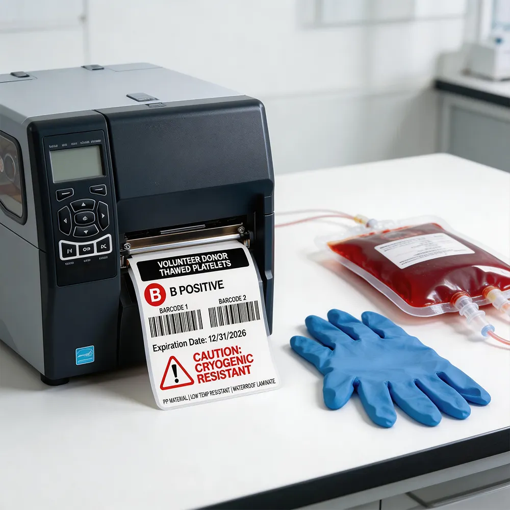 血液バッグ識別ラベル