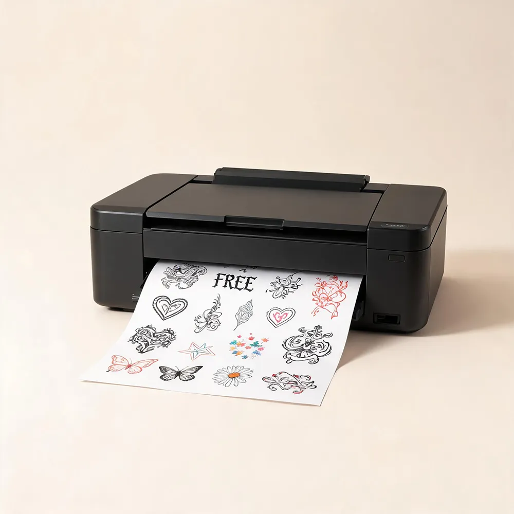 インクジェットプリンター用のDIYプリント可能なタトゥー用紙